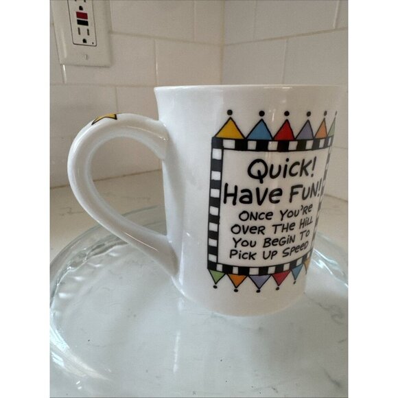 Thrilled to be 30 Something Years Old Coffee Mug by Lorrie Veasey - Picture 5 of 11